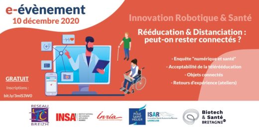 Affiche journée robotique et santé 10.12.20