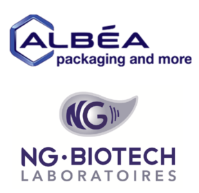 Logos de Albéa et NG Biotech